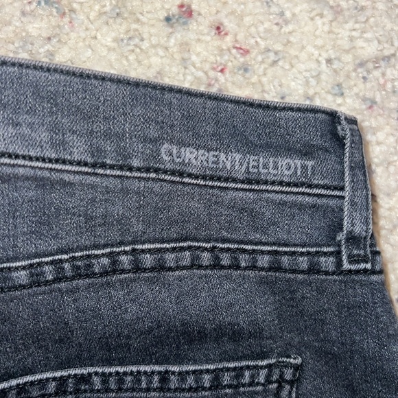 Current/Elliott The Fling evermore Jean Size 28 Charcoal Gray boyfriend straight - Picture 8 of 9